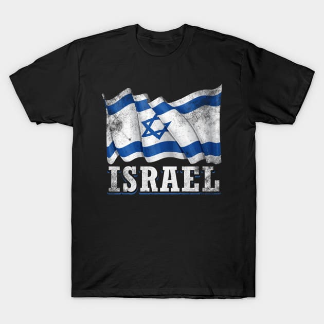 Israel Flag T-Shirt by Mila46